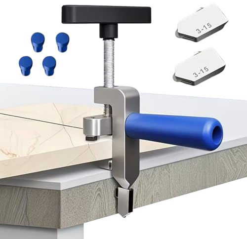Dmuzsoih Porzellan Fliesenschneider | 2 In 1 Manuelles Werkzeug Für Die Spiegelinstallation | Glasschneider,Für Badezimmer Renovierung Küchenumbau Wand Und Duscharbeiten Heimwerker Projekte Und