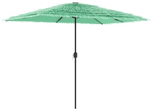 HAGTRB Parasoli da Giardino con Bar in Acciaio, meccanismo di manovella del Parasole di Mercato, Ombrello per terrazza da Balcone da Giardino, parasoli all'aperto Verdi