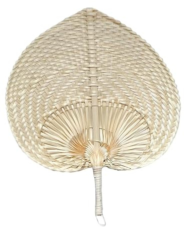 Ventaglio In Rafia - Ventagli Di Rafia Per Matrimoni, Decorazioni Rinfrescanti Con Foglie Di Palma Intrecciate A Mano | Decorazione Da Parete Rinfrescante Per Un Flusso D'aria Naturale Per Casa,