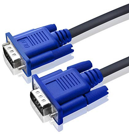 TB SVGA VGA MM Male to Male Monitor Extension Cable - Blue Supports resolutions at 800x600 (SVGA), 1024x768 (XGA), 1600x1200 (UXGA), 1080p (Full HD), 1920x1200 (WUXGA)