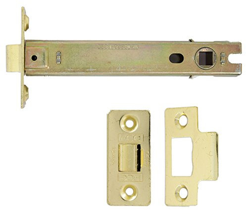Electro Brass Fire Door Tubular Latch 127 mm Bolt-Through - CE Rated