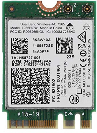 Vbestlife Tarjeta de Red + Bluetooth 4.0 Inalámbrico de Banda Dual AC 7265 867M para