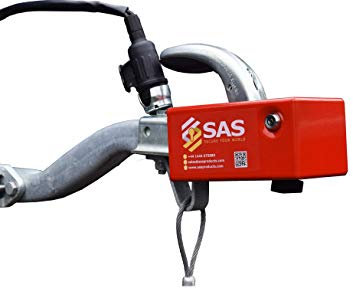 SAS HL2 Trailer Hitch Lock for Unbraked Trailer Pressed Steel Hitch Ifor Williams P6e, Erde, Brenderupp