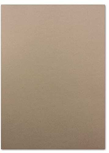50x DIN A4 Papier - Cappuccino (Braun) - 110 g/m² - 21 x 29,7 cm - Bastelbogen Tonpapier Fotokarton Bastelpapier Briefpapier - FarbenFroh