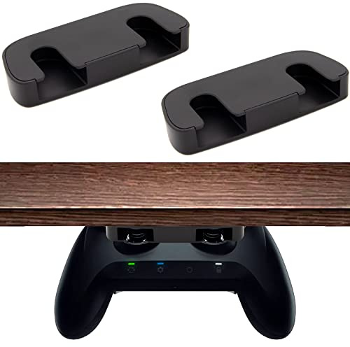 LhyBtm Pack of 2 Controller Holder for PS4 PS5 Game Controller Stand for PS5 PS4 Game Controller Hanging Stand Holder Under Table