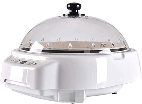 UZIAH Coffee Roaster Machine Popcorn Maker Bean Roasting Digital Display Countdown Function, Stainless Steel Coffee Roaster for Cafe Shop Home,White