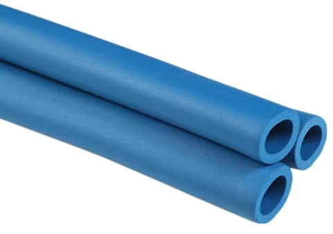 Innendurchmesser 6mm ~ 60mm, Rohrisolationsschlauch, Wärmeschutz-Schaumstoffschlauch, Griffgriffe, Schaumstoff-Rohrisolierung Für Kupferrohre, Für Fabrikrohre Im Freien, Rot/Blau(Blau,ID20mm x T7mmx L