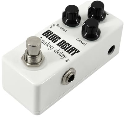 summina Gitarreneffektpedal Analoger Delay-Effektor für E-Gitarre analoges Delay-Pedal für Gitarre E-Gitarrenpedal Effektpedal für E-Gitarre Analoges Gitarren-Delay-Pedal, Effektpedal für elektrische