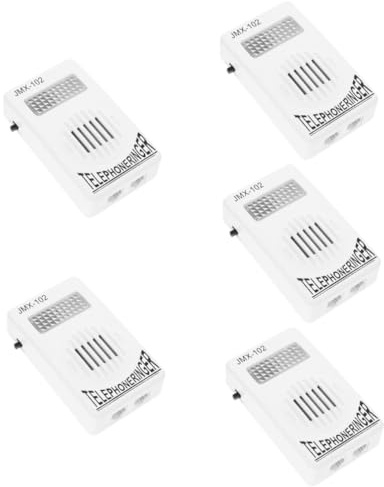 OSALADI 5piezas Amplificador De Timbre De Teléfono Diseño Moderno Compatible Teléfonos De Línea Fija Mejora Del Sonido Para Hogar Amplificación De Timbres Para Entornos Ruidosos