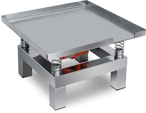 VNATWGOO Table Vibrante pour BéTon 35 X 35 Cm, Petit Banc D'Essai Vibrant en Acier Inoxydable, Plate-Forme De Compactage pour Laboratoire, EntrepôT, Atelier,220V