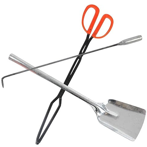 DECHOUS Utensili Per Ergonomico Per Carbonella Pinze e Paletta Per Pulizia e Accessori Per Outdoor e -nic