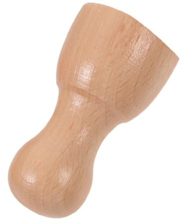 DEARMAMY Coppetta da Massaggio in Legno per Corpo e Viso, Strumento per Scrub Capelluto e Rilassamento, per Routine Benessere Quotidiana, Design Ergonomico e Naturale