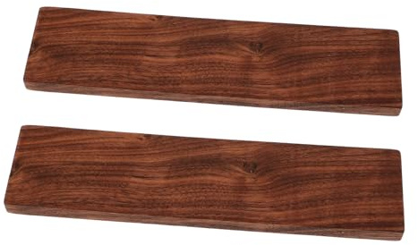 HOMSFOU 2 Piezas Bloques de Talla de Madera de Nogal Bricolaje y Bloques de Madera sin Terminar Talla y Creatividad
