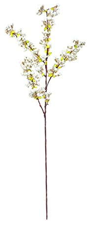 Fictory Rama artificial de cerezo, flor de seda con 4 tenedores, decoración floral realista para el hogar, boda, fiesta