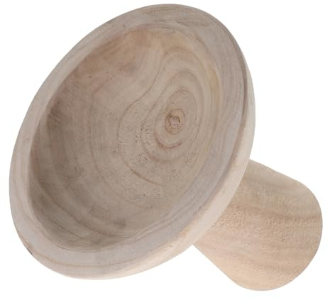 Gadpiparty Calice en Bois Artisanal pour Autel de Sorcière, Accessoire Rituel Wiccan, Style Médiéval Rustique, Capacité pour Petites Offrandes, Décoration Cérémonielle