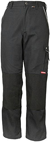 Planam 2124 Canvas 320 Bundhose - Optimale Sicherheit und Komfort - Farbe: Schwarz - Größe: 94