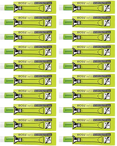 STABILO BOSS ORIGINAL Refill - Ricarica per Evidenziatore - Confezione da 20 - Verde