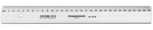 Standardgraph Schneidelineal 30 cm aus Aluminium