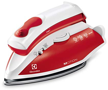 Electrolux EDBT800 Perfect Motion Ferro da Stiro a Vapore da Viaggio, 800 W, 920 g, 135x195x90mm, Rosso