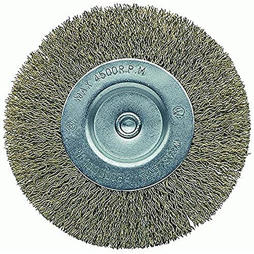 Bellota 50807-60 - Runde Industriebürste (Litzendraht, gewellter Draht, Durchmesser 60 mm)