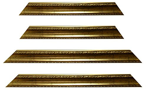 Neumann Bilderrahmen Barockrahmen Gold fein verziert 839 ORO, Zuschnitt, 50x70 cm
