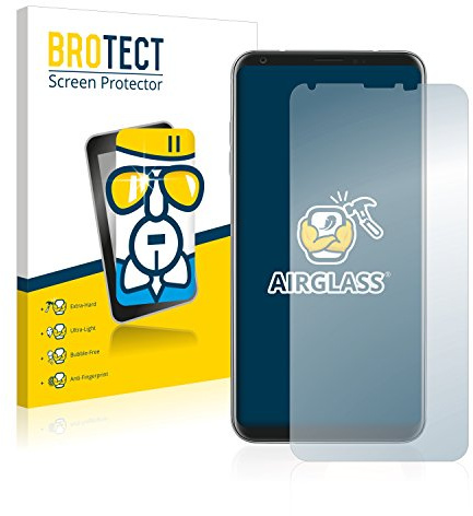 BROTECT Schutzglas für LG V30 | Transparenter Displayschutz Made in Germany Schutzfolie Panzer Folie Glas 9H Anti-Fingerprint Einfache Montage Clear
