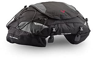 Motorcykel-bakväska Cargobag, 50 liter, svart/grå, ballistisk nylon