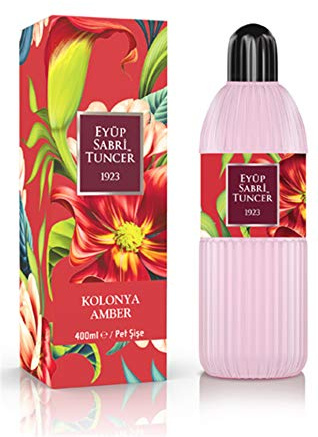 Eyüp Sabri Tuncer Eau de Cologne Amber 400ml Plastic Bottle EDC Duftwasser Amber