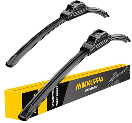 MIKKUPPA 26+18 Windshield Wiper Blade Replacement for 2011-2018 Honda Civic, 2011-2018 Toyota Camry, 2014-2023 Jeep Cherokee - All Season Wiper Blades, Pack of 2