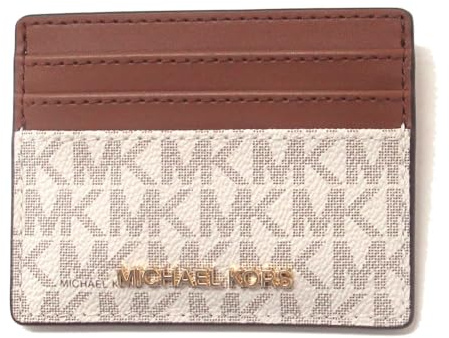 Michael Kors Porta Carte Large, Vaniglia., Taglia unica, Moderno