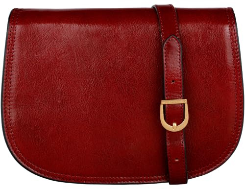 Time Resistance Leder Umhängetasche Damen - Messenger Bags - Schultertasche - Ledertasche - Damen Tasche - Crossbody Bag