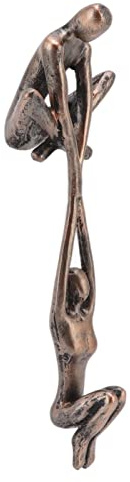 Fdit Amant Sculpture Ornement Art Abstrait Bronze Maison Résine Statue Danse Statuette pour Couple Poignées Cadre en Métal Décoration Statues Décoratives Modernes