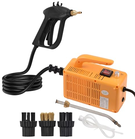 HYQFSAD Nettoyeur Vapeur Haute Pression 2600 W, Nettoyage Portable for Meubles, Alimentation sûre 220 V, Chauffage Rapide, Nettoyeur Vapeur for Salle de Bain, carrelage, détails de Voiture