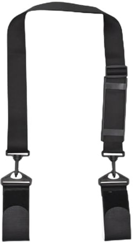 1 Pezzi Cinghie da Sci Il Trasporto di, Regolabile Cinghie, Tracolla Regolabile con Supporto, Tracolla per Sci Cinturino da,Accessori da Sci per Adulti Ragazzi attività All'Aperto Invernali(Nero)