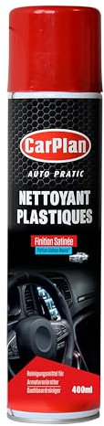 Carplan Auto Pratic Nettoyant Plastiques Odeur de Voiture Neuve, 400 ML