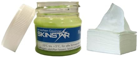 SkinStar Fluor Speed Paste Skiwax - Cera da sci, 30 g, in pile