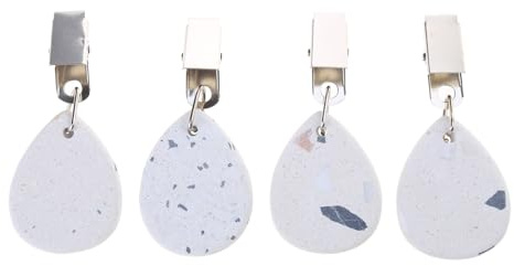 XAGMODSHN 4 pezzi tovaglia da esterno peso antivento tovaglia peso tavolo esterno peso tovaglia clip pesi
