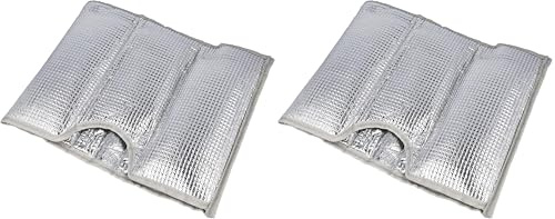 Clauss Cl-60002 00 Kühlmanschette für 5 L Bierfass, Kunststoff, Silber (Packung mit 2)