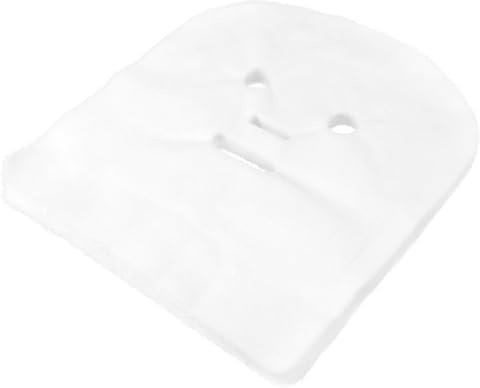 LRXIYODE 100 Stück Gesichtsmasken aus Papier Gesichtsmasken (Tuch) mit VorgeSchnittenen Gauze Falten Einweg fürs Selbstgemacht Gesicht