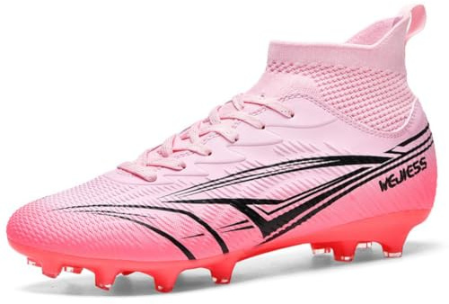 WEJIESS Scarpe da Calcio da Uomo Scarpe da Calcetto per Esterni Prato Artificiale competizioni Bambini Teenager Scarpe da Allenamento Respirabili
