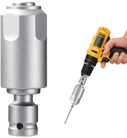 CEWROM Adaptador para convertir atornillador de impacto a martillos eléctricos, adaptador para atornillador de impacto SDS Plus, para usar con taladro/atornillador de impacto