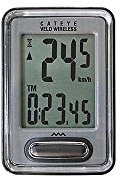 CatEye Velo Wireless Cycle Computer - Silver