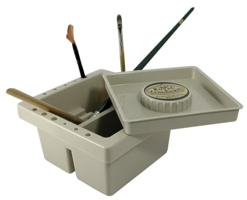 Royal & Langnickel Square Brush Basin, Brown, Large