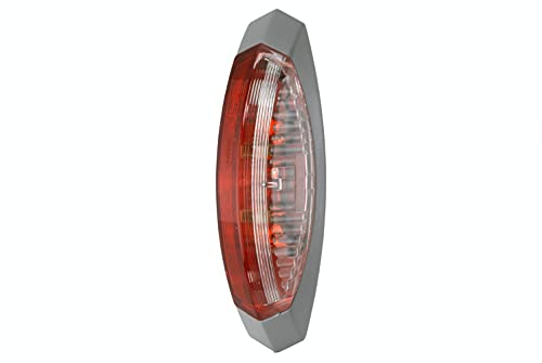 HELLA 2XS 008 479-061 Umrissleuchte - Begrenzungsleuchte - Anhänger - Wohnwagen - Halogen - 12/24V - Anbau - ECE - links/seitlicher Anbau