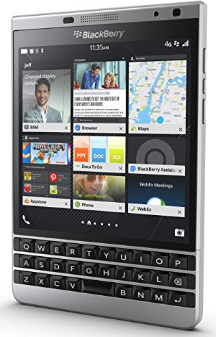 BLACKBERRY PASSPORT SILVER EDITION RHR191LW 32GB SQW100-4 QWERTY FACTORY UNLOCKED 4G/LTE CELL PHONE