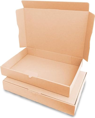 verpacking Maxibriefkartons 320 x 225 x 50 mm Maxibrief MB-4 Braun Versand Post Faltschachtel DIN A4 (Innenmaß 315 x 220 x 45 mm) Versandschachtel Büchersendung (10 Stück)