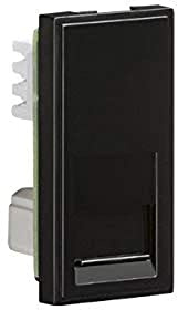 Knightsbridge Telefonsteckdose, ABS, Schwarz