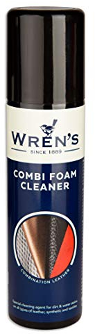 Ultimativer Schaumreiniger, Fleckenentferner für Leder Stoff Leinen, Für Schuhe Stiefel Taschen und Accessoires, Wren's Combi Foam Cleaner, 150 ml
