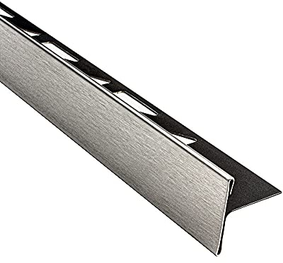 T-Profil Stufenprofil Treppenprofil Edelstahl V2A L250cm 10mm Profil gebürstet