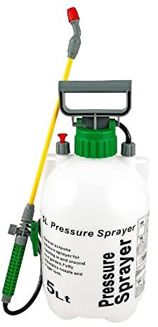5L Portable Manual Pressure Sprayer Garden Sprayer With Shoulder Strap For Garden Irrigation, Adjustable Nozzle With Pressure Release Valve
